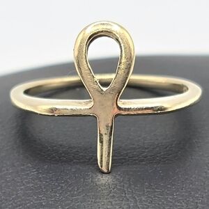 14KYG ANKH RING